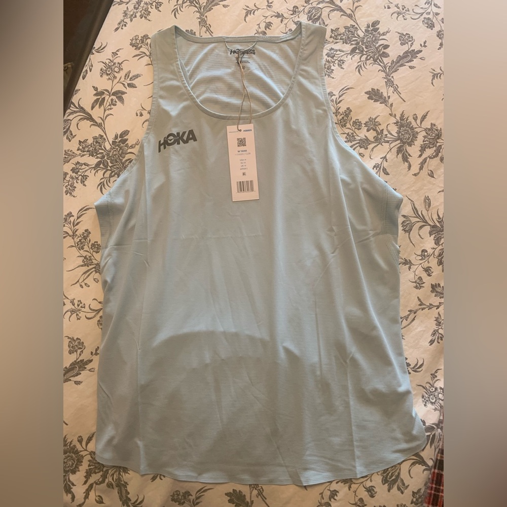 Womens Hoka tank top running hiking
